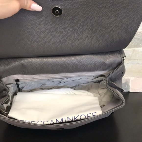 Rebecca Minkoff Medium Keith Suede & Leather Satchel - Picture 10 of 12